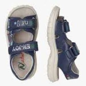 NWOT Naturino Ruacana Leather Sandal Size 25 or US 8 Navy